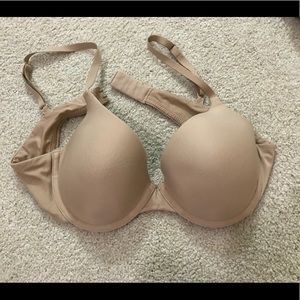 Nude colored T-shirt bra